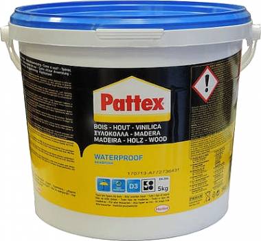 ΞΥΛΟΚΟΛΛΑ D3 ΔΙΑΦΑΝΗ 5kg Pattex