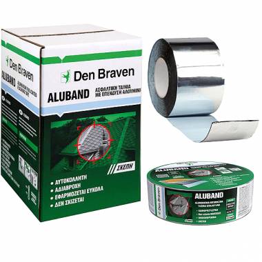 ΜΟΝΩΤΙΚΑ ALUBAND 5cm ΡΟΛΑ 10m ΑΛΟΥΜΙΝΙΟΥ Den Braven