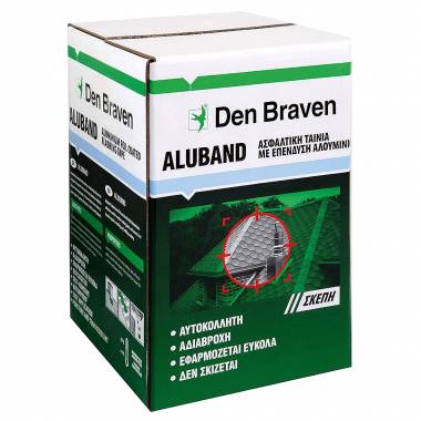 ΜΟΝΩΤΙΚΑ ALUBAND 10cm ΡΟΛΑ 10m ΚΕΡΑΜΙΔΙ Den Braven