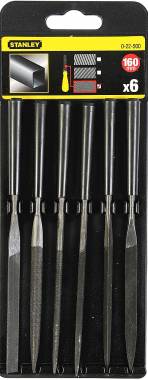 ΛΙΜΕΣ ΣΕΤ 6τμχ 150mm ΧΩΡΙΣ ΛΑΒΗ Stanley (0-22-500)