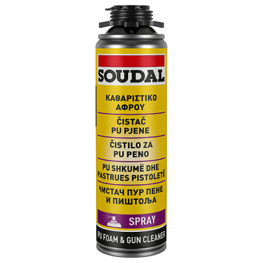 ΚΑΘΑΡΙΣΤΙΚΟ ΑΦΡΟΥ PU ΠΙΣΤΟΛΙΟΥ 500ml Soudal