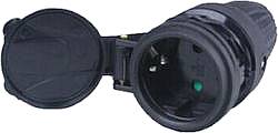 ΦΙΣ ΣΟΥΚΟ ΘΗΛΥΚΟ ΚΑΟΥΤΣΟΥΚ IP44 16A 220-240V ΜΕ ΠΡΟΣΤΑΣΙΑ ΕΠΑΦΩΝ Eurolamp